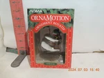 Vintage 1989 Noma Ornamotion Rotating Christmas Ornament Ski Race Box. Fixed Price $5.99.