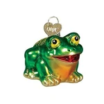 Old World Christmas Glass Blown Ornament, Hop Along Frog (with Owc Gift Box). Fixed Price $16.11.