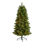 Nearly Natural 5FT Slim West Virginia Mountain Pine Christmas Tree. Fixed Price $140.99.