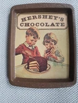 Hershey's Vintage Tin 6X8 Tray. With Sales Tag. Chocolate Cake. Made England. Fixed Price $8.99.