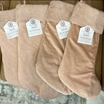 My Texas House 20 Blush Pink Velvet Christmas Stocking Nwt (set Of 4) Tarralin. Fixed Price $60.00.