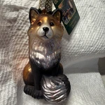 Old World Christmas The Fox (12099) Glass Ornament Nwt. Fixed Price $21.09.