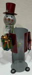 Pfaltzgraff - Winterberry "snowman" Wine Bottle Holder **new Box** #5133843. Fixed Price $15.00.