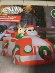 6' Gemmy Airblown Christmas Santa & Reindeer Roadster Car Lighted Inflatable. Fixed Price $249.00.