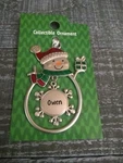 Christmas Snowman Rare Personalize "owen" Collectable Silver Ornament Ganz New. Fixed Price $29.88.