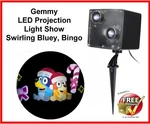 Gemmy Christmas Led Projection Light Show Swirling Bluey & Bingo Holiday Items. Fixed Price $31.49.