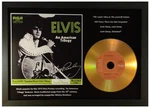 Elvis Presley 'an American Trilogy' Signed Gold Cd Disc Collectable Memorabilia. Fixed Price $24.29.