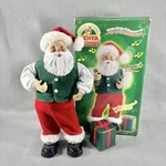 90S Dancing Santa Up The House Top Singing Animated Rock Long Motion Sensor. Fixed Price $62.99.