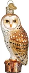 Barn Owl Blown Glass Christmas Ornament By Old World #16118. Fixed Price $19.19.