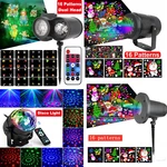 16 Patters Outdoor Christmas Projector Laser Light Snow Landscape Garden Lamp Us. Fixed Price $15.98.
