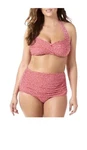 Simply Slim Women's Plus Size Tummy Control High Waist Bikini Bottoms. Fixed Price $16.14.