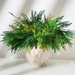 Christmas Norfolk Pine Branches, 12 Bundles Artificial Xmas Greenery Leaves S.... Fixed Price $43.72.
