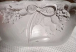Mikasa Holiday Bells 10 Inch Oval Crystal Bowl. New Original Box. Fixed Price $12.00.