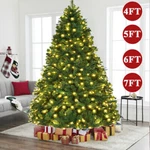 Green Spruce Realistic Artificial Holiday Christmas Tree With Led Lights & Stand. Fixed Price $9.99.