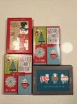 64 Hallmark Seasons Christmas Cards- Boxs Of 16 & Envelopes. Fixed Price $24.00.