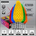 Wintergreen Lighting C9 Twinkle Opticore Led Christmas 50 Lights - Multicolor. Fixed Price $86.48.
