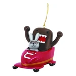 Domo Holiday Ornament: Bobsledding & Mr. Usaji. Fixed Price $19.99.