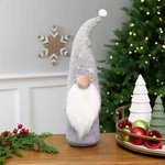 Northlight Gnome With Knitted Star-filled Hat Christmas Figure 16.5" Gray. Fixed Price $31.49.