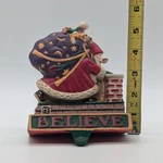 Midwest Mary Engelbreit Believe Cast Iron Christmas Stocking Holder Hanger. Fixed Price $22.00.