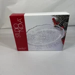 Studio Nova Snow Medley Sweet Dish Glass Christmas Winter 9.5" New Box. Fixed Price $10.39.