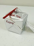 Holiday Living Chinese Takeout Box Chopstick Christmasornament Shatterproof New. Fixed Price $17.95.