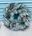 Ashland 24" Icy Berry Greenery Wreath Christmas Decor. Fixed Price $28.00.