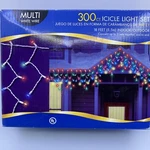 300 Multi Color Icicle Set Christmas Holiday. Fixed Price $17.99.