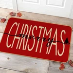 Christmas Door Mat Merry Floor Porch Decoration D.... Fixed Price $18.42.
