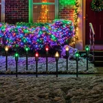 Northlight 15 Red Clear Green C9 Christmas Pathway Marker Decor 14 Ft Wire. Fixed Price $50.39.