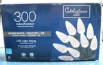 Celebrations Led 300 In/outdoor Warm White Faceted C6 Light String (9045580) Fs. Fixed Price $40.00.