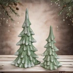 Vintage Style Green Ceramic Christmas Tree Tabletop Holiday Home Decor Gift 1PCS. Fixed Price $24.00.
