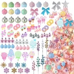 111 Pcs Pastel Christmas Tree Ornaments Candy 2026 New Year Pink Lollipops Sn.... Fixed Price $55.35.