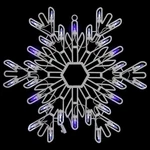 Northlight 15" Led Pure White And Blue Snowflake Christmas Window Silhouette. Fixed Price $25.19.