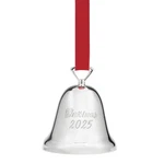 Reed And Barton Ornaments, 2025 Annual Christmas Bell 1 Count, Metallic. Fixed Price $8.90.