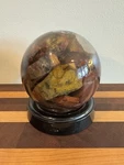 Bowl Beauty Co - Real Rocks Globe Shaped Glass Jar Melrose Park Illinois. Fixed Price $35.00.