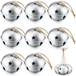 Zhengmy 8 Pcs Jumbo 3.15'' Christmas Star Cutouts For Craft Large Bells.... Fixed Price $27.51.