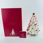 Lenox 893624 Treasured Traditions Holiday Bulbs Light-up Tree Figurine White. Fixed Price $74.95.