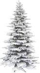 Fraser Hill Farm 7.5' Mountain Pine Flocked Artificial Christmas Tree. Fixed Price $174.00.