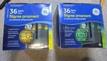 Set Of 2 Vintage Holiday Classics 36 Lights Filigree Christmas Ornaments. Fixed Price $37.95.