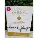 Wondershop Target 100 Led Micro String Lights Hot Pink Green Wire 9 Functions. Fixed Price $6.99.