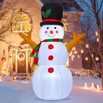 Goosh 5FT Inflatable Snowman Christmas Decoration With Led Lights Outdoor. Fixed Price $59.99.