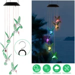 Solar String Lights Hummingbird Wind Chimes Color Changing Christmas Decor. Fixed Price $10.97.
