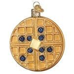 Old World Christmas Glass Blown Ornament For Tree, Waffle. Fixed Price $16.48.