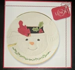 Lenox Happy Holly Days Christmas Snowman Cookie Plate 9". Fixed Price $19.99.