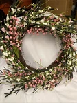 Worth Imports Wreath - Nib 20IN Flower And Berry Twig. Fixed Price $24.99.