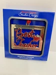 Best Teacher Christmas 3" Ornament Regent Square Studio Design New. Fixed Price $13.99.