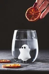 New Anthropologie Eerie Ghost Wine Glass. Fixed Price $34.00.