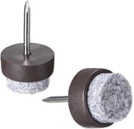 Uxcell Nail On Furniture Felt Pads Glide Chair Table Leg Protector 14MM Brown. Fixed Price $14.05.