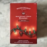Wondershop Mini String Lights - 33 Heavy Duty Green Wire For Christmas & Easter. Fixed Price $7.00.