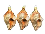 Kurt Adler Seashell Ornaments Kringle Class Coastal Boho Christmas Glitter 3". Fixed Price $21.25.